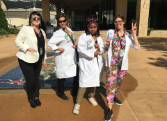 : The “Story Doctors” Elizabeth Turner, Sophie Constantinou, Widya Batin, and Megan Bullock at the ArtPlace 2019 Annual Summit in Jackson, Mississippi. Photo Credit: Sophie Constantinou