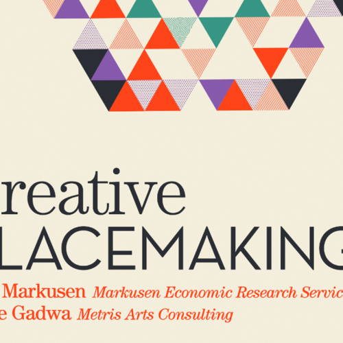 The words "creative placemaking" over a cream background