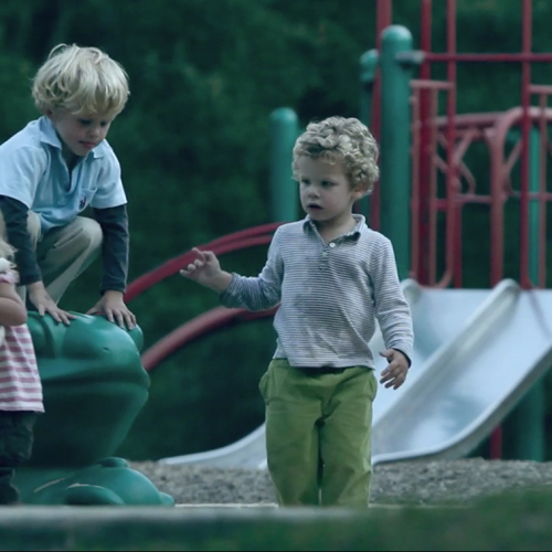 Children in a playground